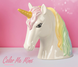 Mesa Color Me Mine Sparkle Unicorn Bank
