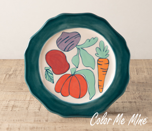 Mesa Color Me Mine Produce Plate
