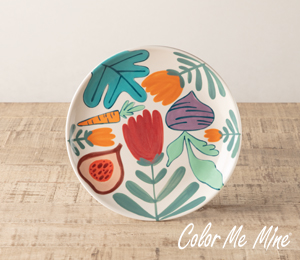 Mesa Color Me Mine Farmers Market Plate