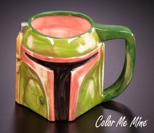 Mesa Color Me Mine Boba Fett Mug