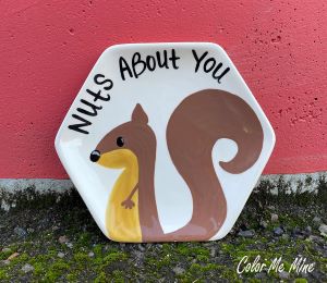 Mesa Color Me Mine Squirrel Plate