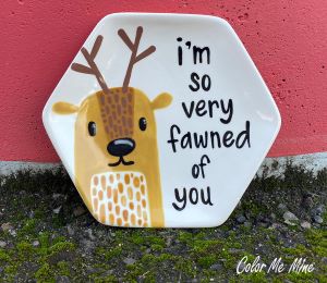 Mesa Color Me Mine Fawn Plate