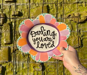 Mesa Color Me Mine Flower Plate