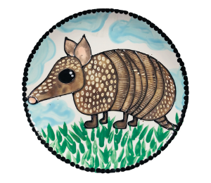 Mesa Color Me Mine Armadillo Plate