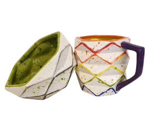 Mesa Color Me Mine Rainbow Prism Mug