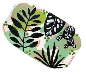 Mesa Color Me Mine Leaf Charcuterie Board