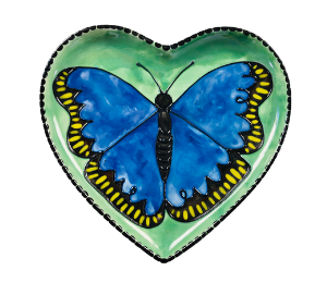 Mesa Color Me Mine Butterfly Plate