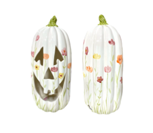 Mesa Color Me Mine Floral Jack O' Lantern