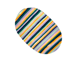 Mesa Color Me Mine Stripes Platter
