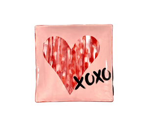 Mesa Color Me Mine Marbled Heart Plate