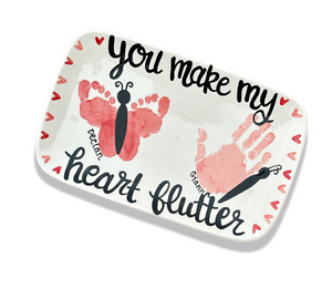 Mesa Color Me Mine Heart Flutter Print
