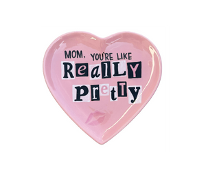 Mesa Color Me Mine Pretty Heart Plate