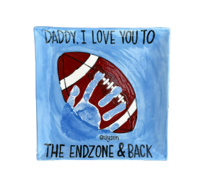 Mesa Color Me Mine Handprint Football
