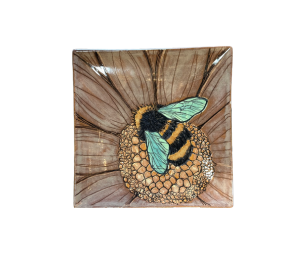 Mesa Color Me Mine Happy Bee Plate