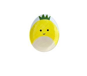 Mesa Color Me Mine Cartoon Pineapple Plate