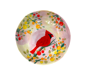 Mesa Color Me Mine Cardinal Plate