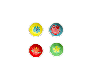 Mesa Color Me Mine Floral Ramekin Set