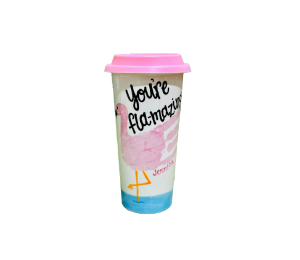 Mesa Color Me Mine Flamingo Travel Cup