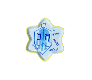 Mesa Color Me Mine Dreidel Plate