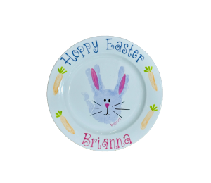 Mesa Color Me Mine Easter Bunny Plate