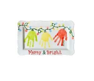 Mesa Color Me Mine Merry and Bright Platter