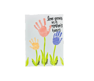 Mesa Color Me Mine Mother's Garden Platter