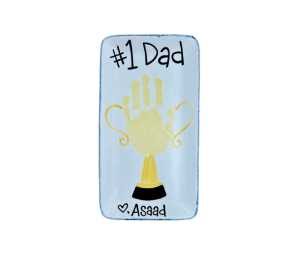 Mesa Color Me Mine Number One Dad Plate