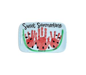 Mesa Color Me Mine Watermelon Plate