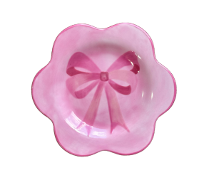 Mesa Color Me Mine Coquette Bow Plate