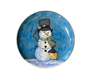 Mesa Color Me Mine Rustic Glazed Snowman