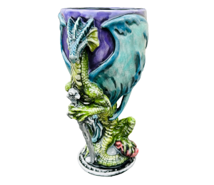 Mesa Color Me Mine Antique Dragon Goblet