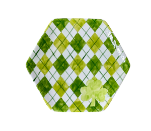 Mesa Color Me Mine Irish Argyle Plate